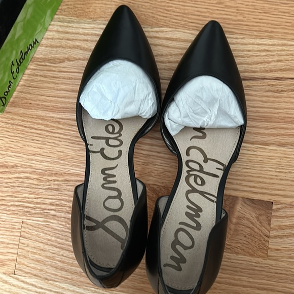 Sam Edelman Opal Black Leather Pump - Picture 2 of 5